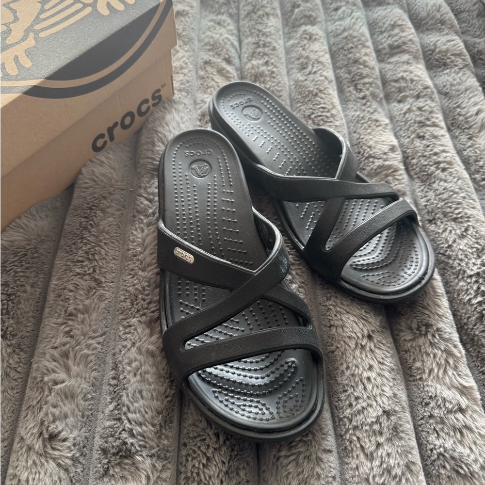 CROCS Black Women's Sandals